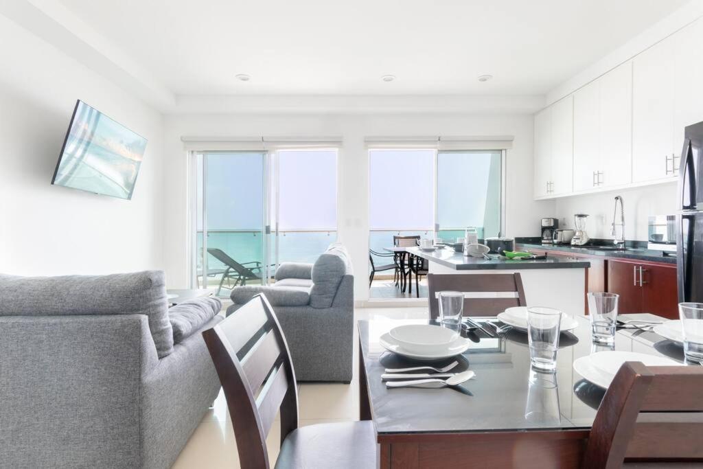 Paraiso Costero Elegante Con Vista Al Mar Apartment